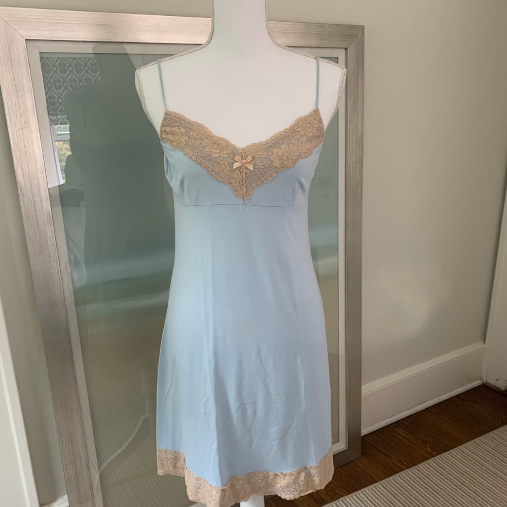 Eberjey Chemise - Light Blue - XS
